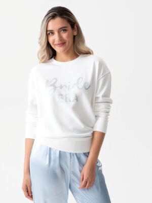 Shiraleah Bride Era Sweatshirt. Ivory